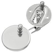 Deux fixations de siège de toilette en métal