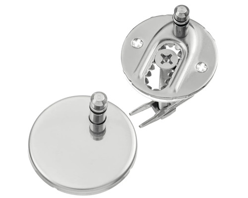 Deux fixations de siège de toilette en métal