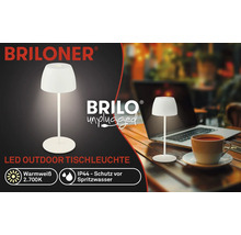 Lampe de table LED Briloner pour l''extérieur