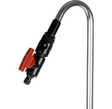 Support de tuyau d''arrosage avec robinet d''arrêt et raccord de robinet