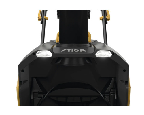 Stiga Schneefräse mit Scheinwerfern