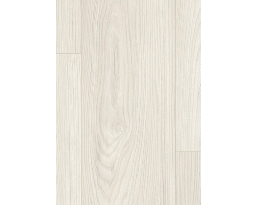 Nahaufnahme von hellem Laminatboden mit Holzmaserung