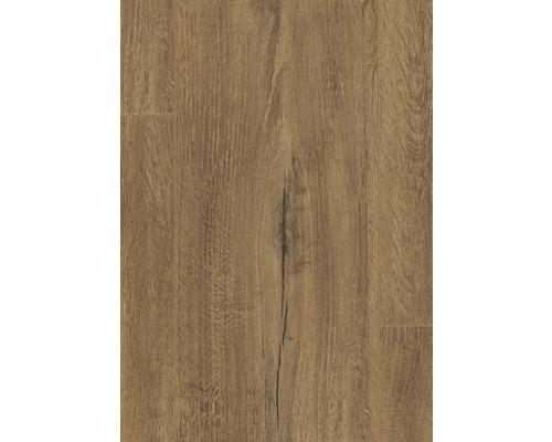 Nahaufnahme von Laminatboden in Holzoptik