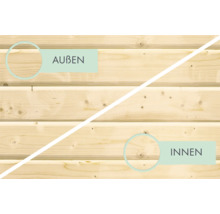 Holzfassade für Aussen und Innen