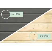 Holzfassade für den Aussen- und Innenbereich