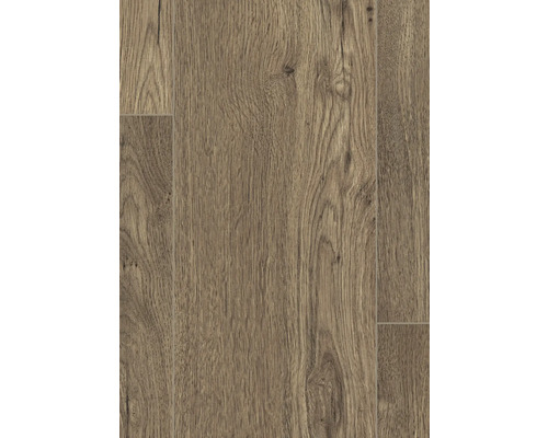 Nahaufnahme von Laminatboden in Holzoptik