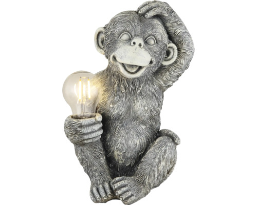Dekorative Affenlampe mit Glühbirne