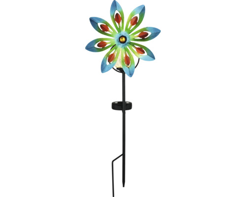 Lampe solaire décorative en forme de fleur pour l''extérieur