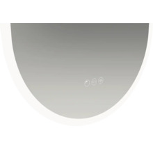 Fragment de miroir avec interrupteurs tactiles