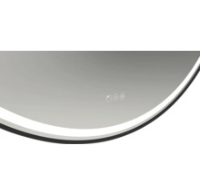 Gros plan d''un miroir avec des symboles de capteur tactile