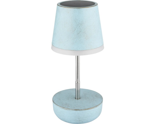 Tischleuchte aus Metall mit Lampenschirm