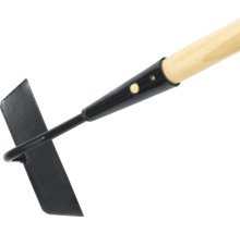 Houe avec manche en bois pour travaux de jardinage