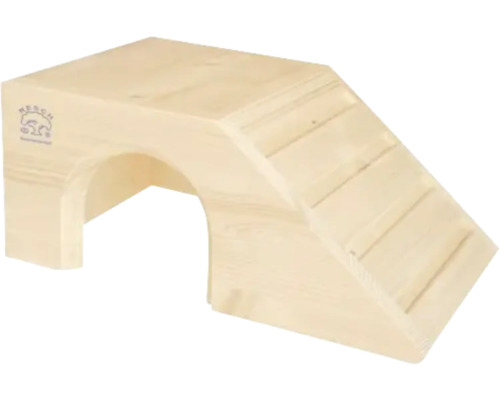 Holzbrücke mit Treppe für Kleintiere