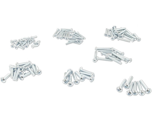 Mehrere silberfarbene Schrauben