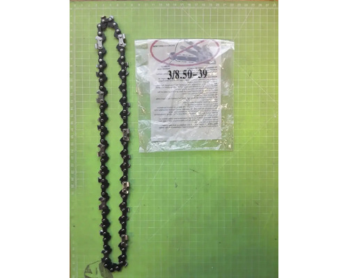 Schwertkette mit Verpackung, 3/8 Zoll, 50, 39 Zähne