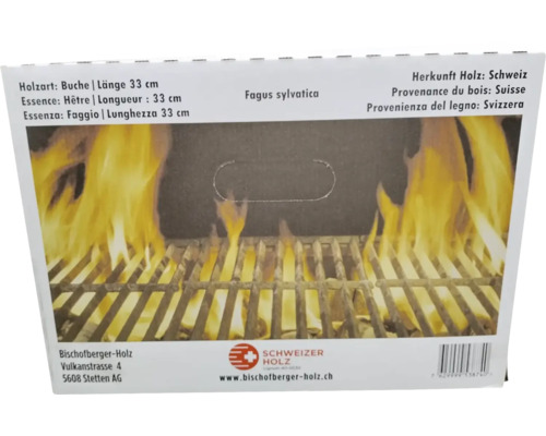 Buchenholz Grillanzünder, Länge 33 cm