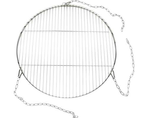 Grille de barbecue ronde avec suspension à chaîne