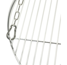 Grille de barbecue avec chaîne et mousqueton
