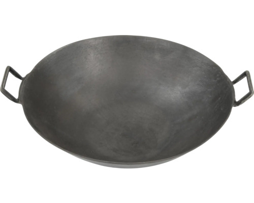 Wok en fonte avec deux poignées