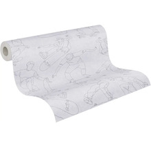 Rouleau de papier peint avec motif de skateur