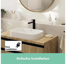 hansgrohe Waschtischarmatur VERNIS BLEND 190 chrom mit Zugstangen-Ablaufgarnitur 71572000