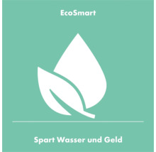 EcoSmart Symbol: Spart Wasser und Geld