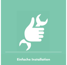Symbol für einfache Installation
