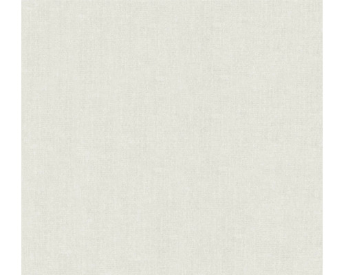 Papier peint intissé 85742 Natural Opulence by Felix Diener uni aspect textile blanc argent Papier peint structuré avec motif de tissu