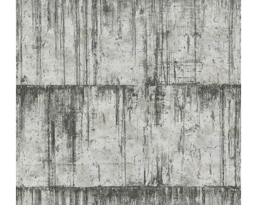 Papier peint intissé 85748 Natural Opulence by Felix Diener aspect pierre noir gris Papier peint aspect béton avec un look usé