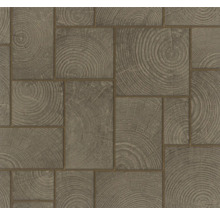 Carrelage avec motif de rondelles d''arbre