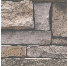 Papier peint aspect mur de pierres