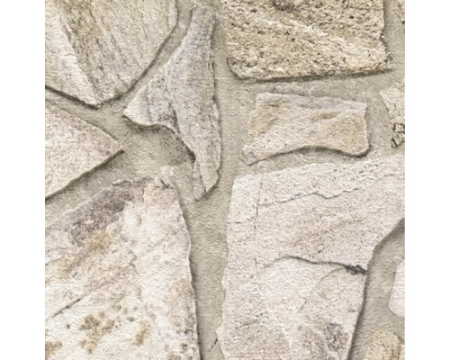 Gros plan d''un papier peint mural avec un motif de pierres