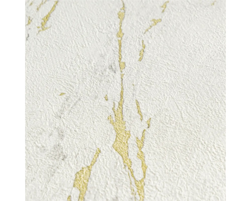 Gros plan d''un papier peint blanc avec un motif en marbre