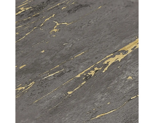 Gros plan d''une surface grise avec des veines dorées