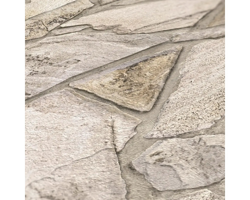 Gros plan d''un papier peint aspect maçonnerie