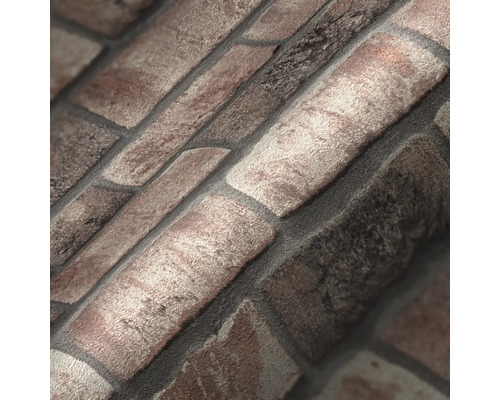 Gros plan d''un papier peint à motif de brique