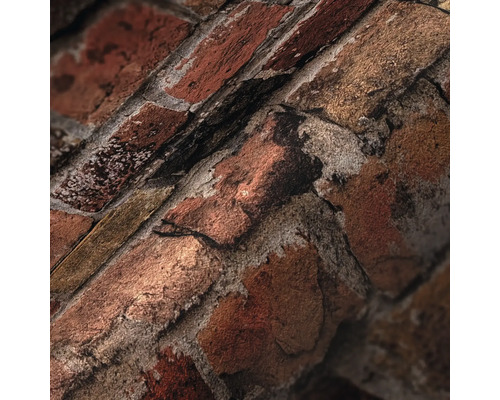 Gros plan d''un papier peint à motif de briques