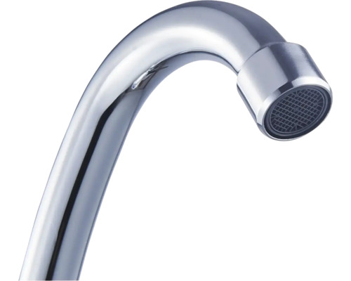 Bec de robinet chromé