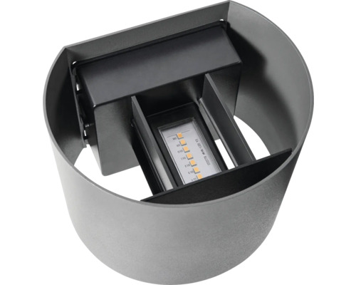 Applique murale LED grise