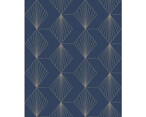 Tapete mit geometrischem Fächer-Muster