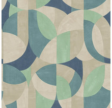 Tapete mit abstraktem Kreisdesign