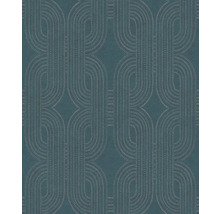 Tapete mit sich wiederholendem, abstraktem Muster aus Bögen