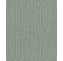 Tapete mit grafischem Muster aus Kreisen und Linien