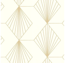 Tapete mit geometrischem Fächermuster