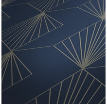 Tapete mit geometrischem Fächer Design