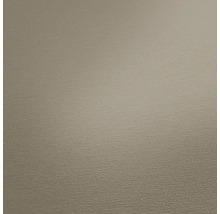 Nahaufnahme einer beigen Vliestapete mit feiner Struktur