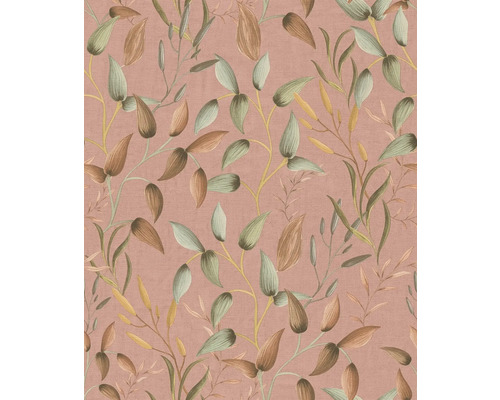 Papier peint à motif floral de feuilles et de branches