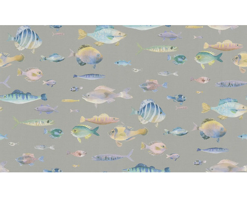 Papier peint avec motif de poissons