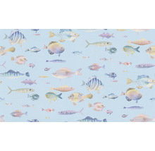 Papier peint avec motif de poissons