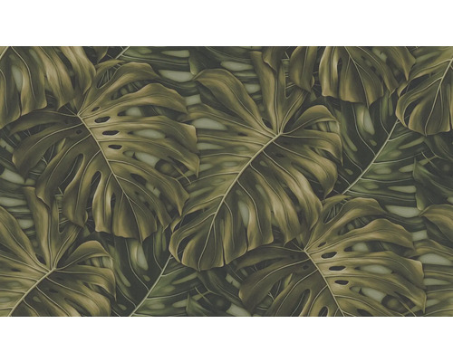 Papier peint à motif de feuilles de Monstera